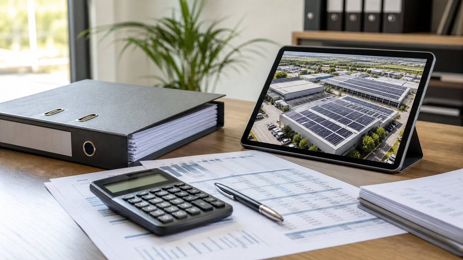 Industrie-Photovoltaikanlage als Investmentmotiv
